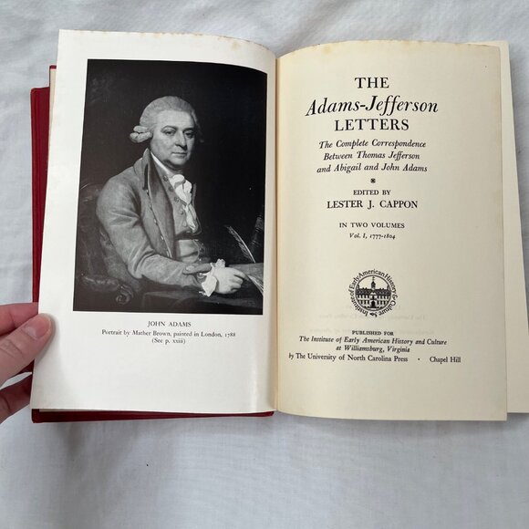 The Adams-Jefferson Letters: The Complete Correspondence Two Volumes Set 1959 - Picture 5 of 9